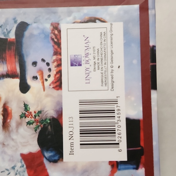 NWOT Swirly Snowman Stacking Holiday Cardboard Boxes - Picture 15 of 16